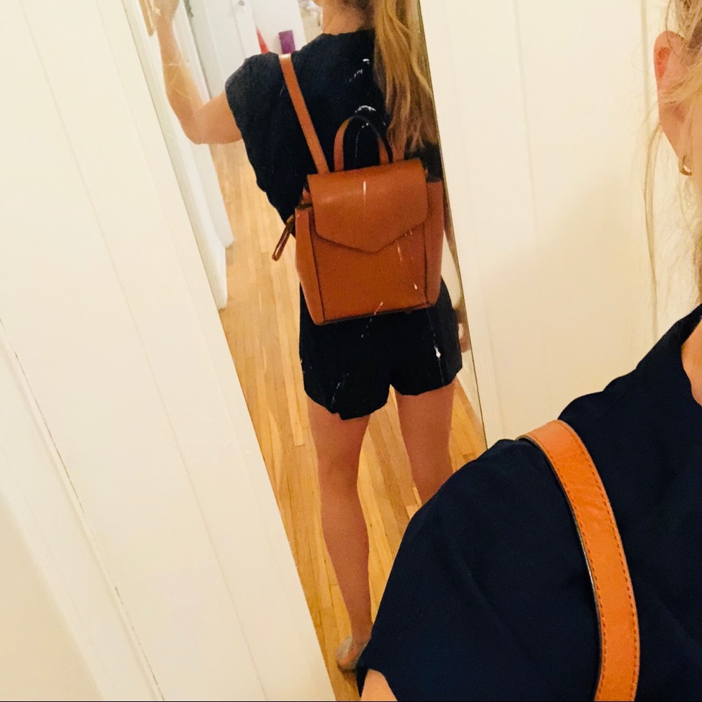 Loeffler Randall Leather Backpack $595 - Picture 8 of 8